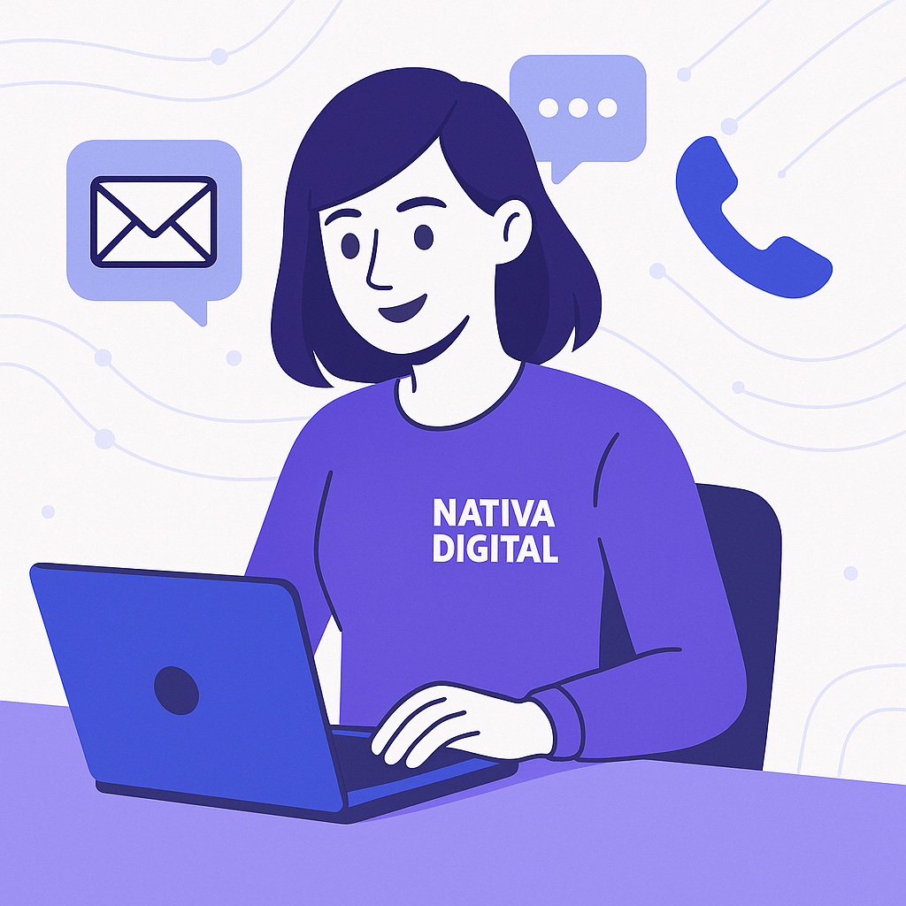 Formulario de contacto para solicitar servicios de marketing digital